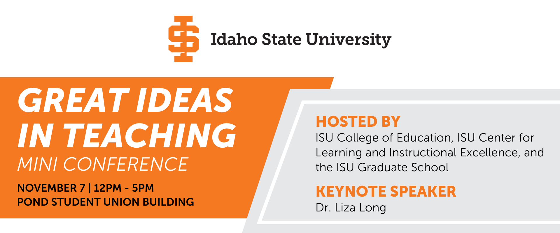 Save the Date information for the Great Ideas in Teaching Mini Conference