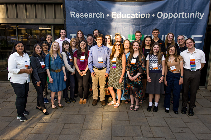 Idaho State University’s delegation to the 2025 INBRE conference.