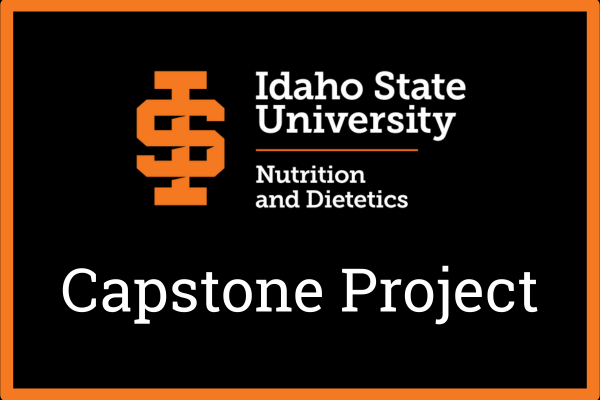 simply image with idaho state logo and the words capstone project
