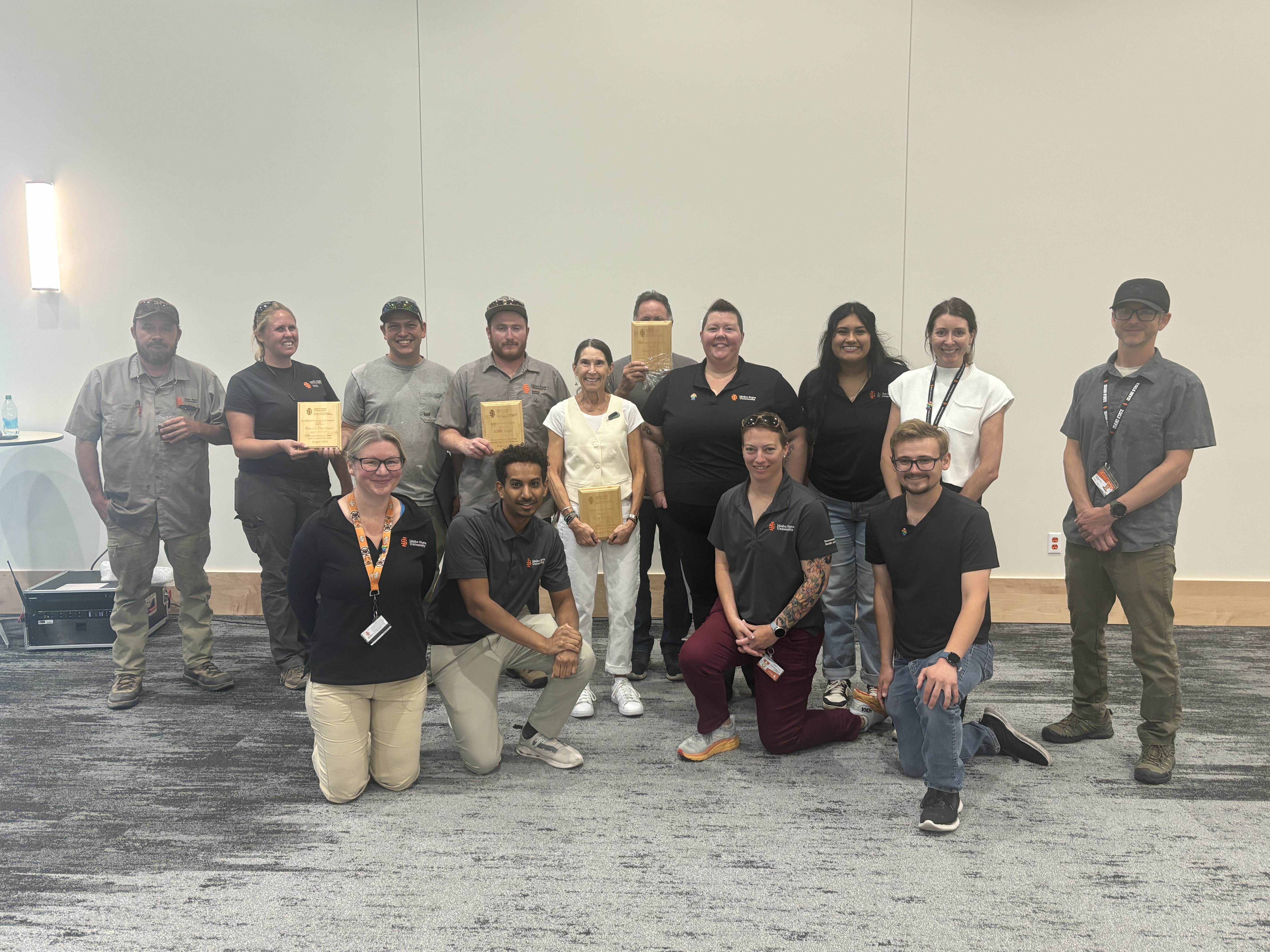 EHSS Staff and the awardees at Safety Fest 2024