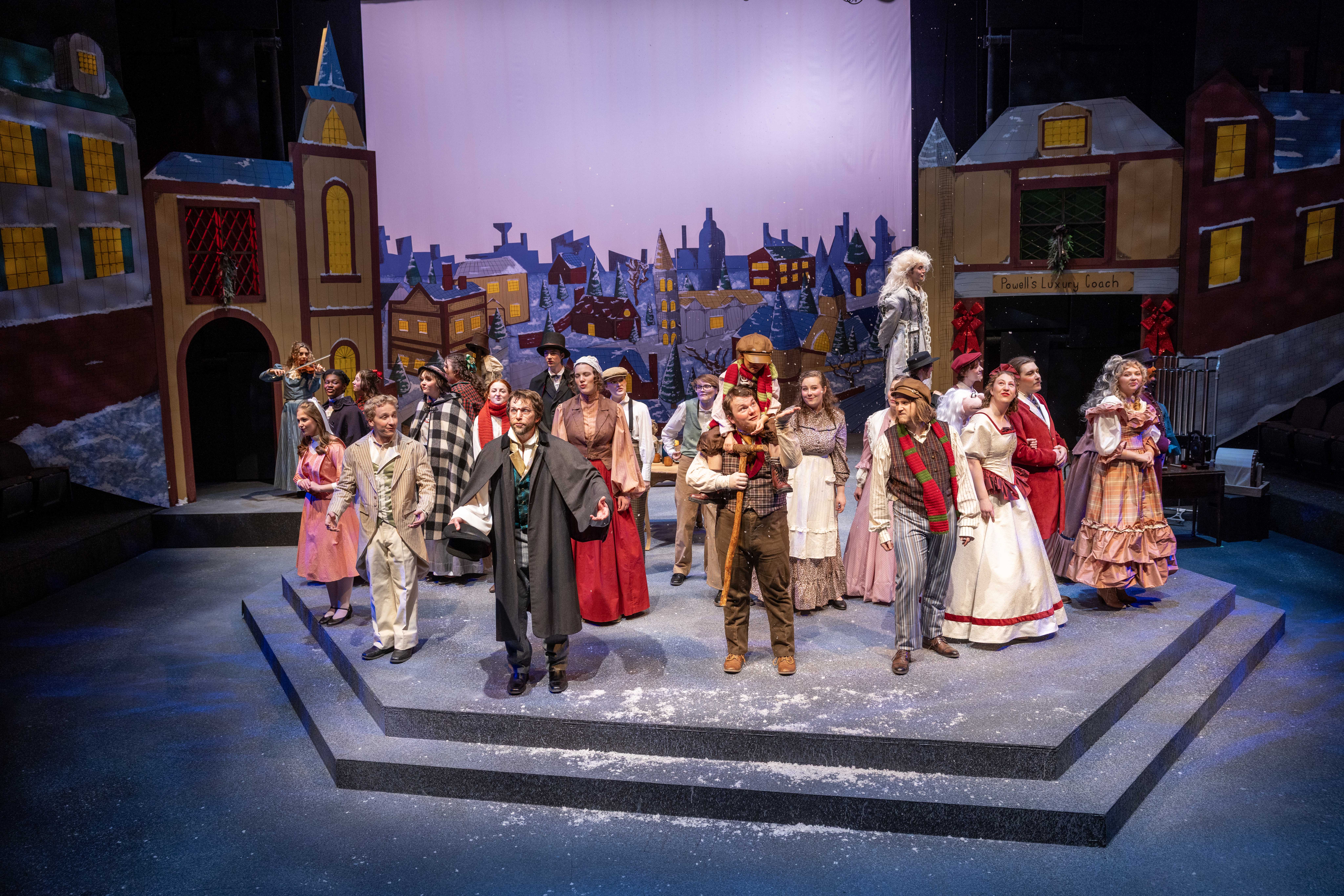 Photo of a production in the Bistline Theatre