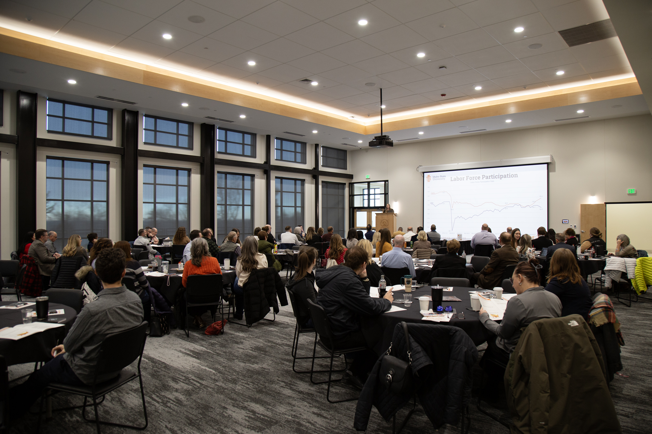 Attendees at the Idaho Economic Outlook Symposium