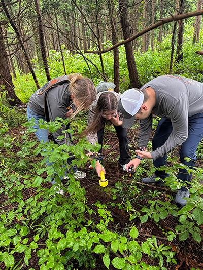 Student researchers study in Fukushima, Japan