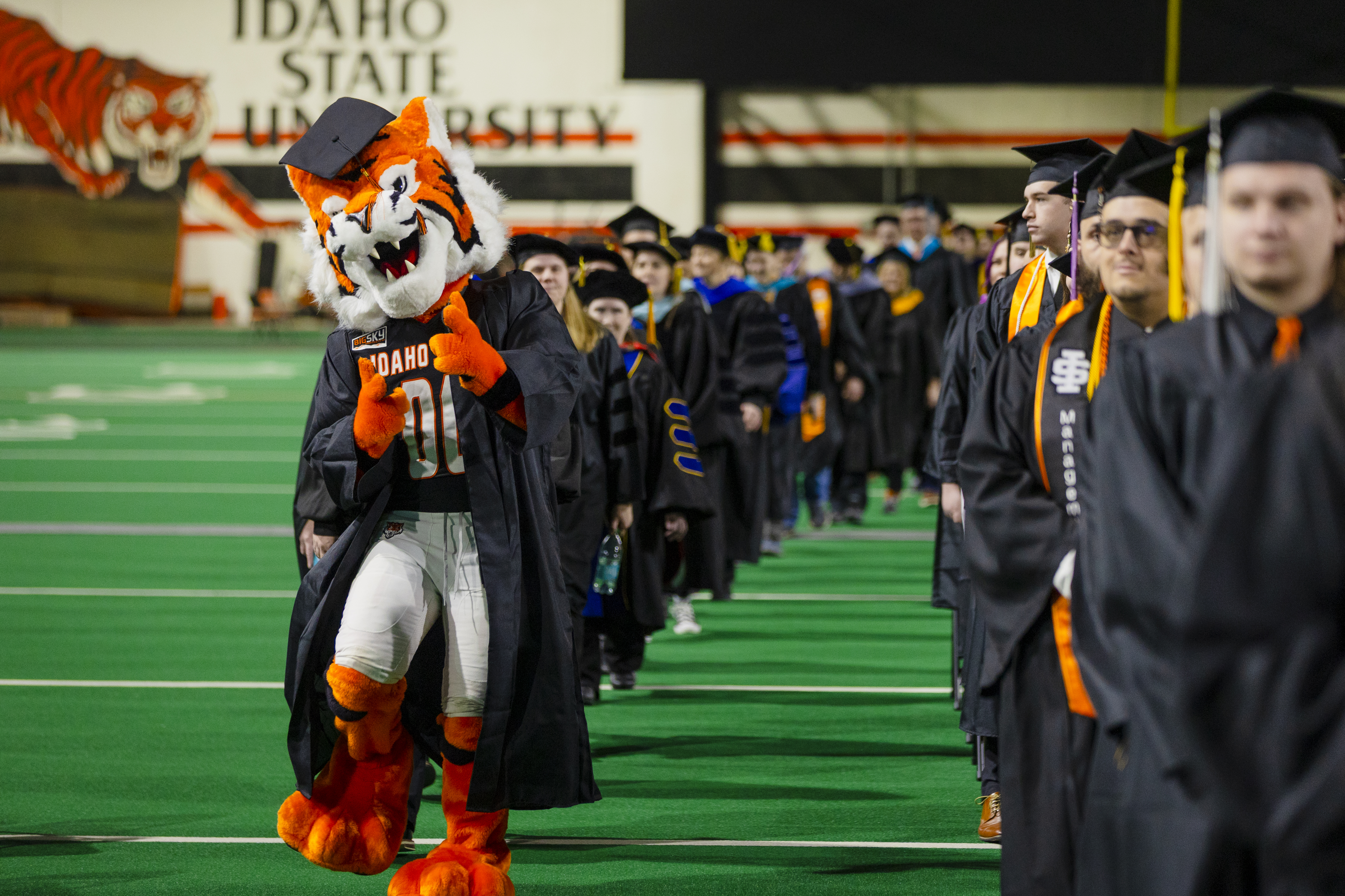 Benny's new look at winter commencement 2025