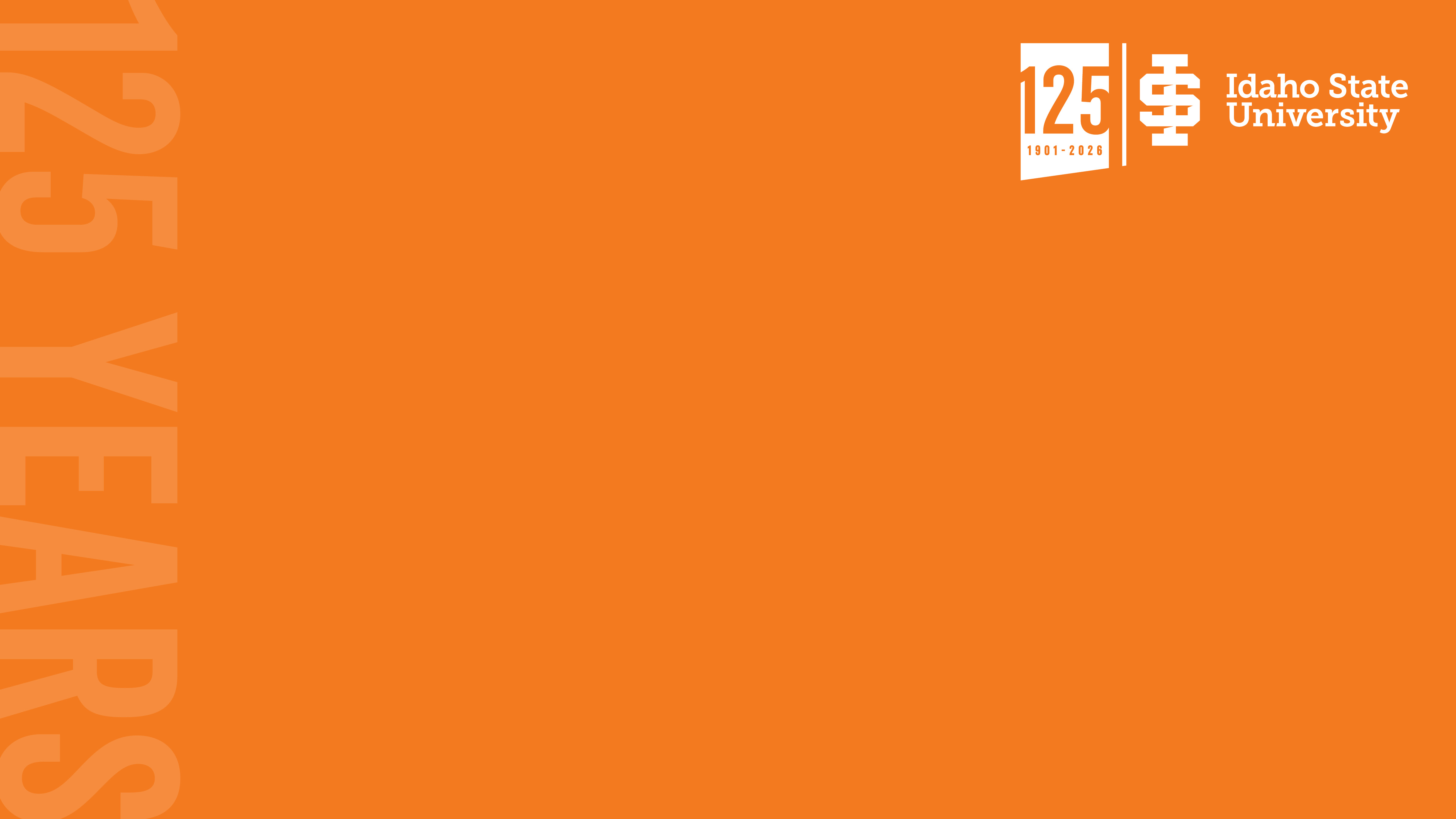 125th Anniversary Zoom Orange Background