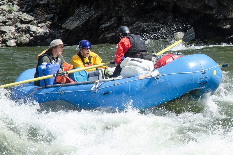 Whitewater rafting